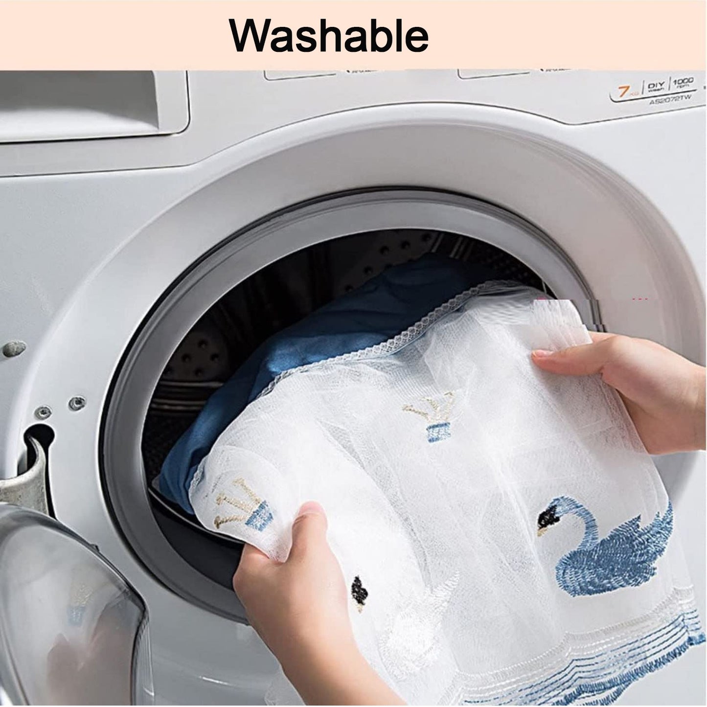 Ac Cover Air Conditioning Dust Cover Folding Designer Ac Cover For Indoor Split Cover Washable Foldable Dustproof Cover  ( Approx 1 Ton  Mix Design  1 Pc) - Happy Price - Image 4