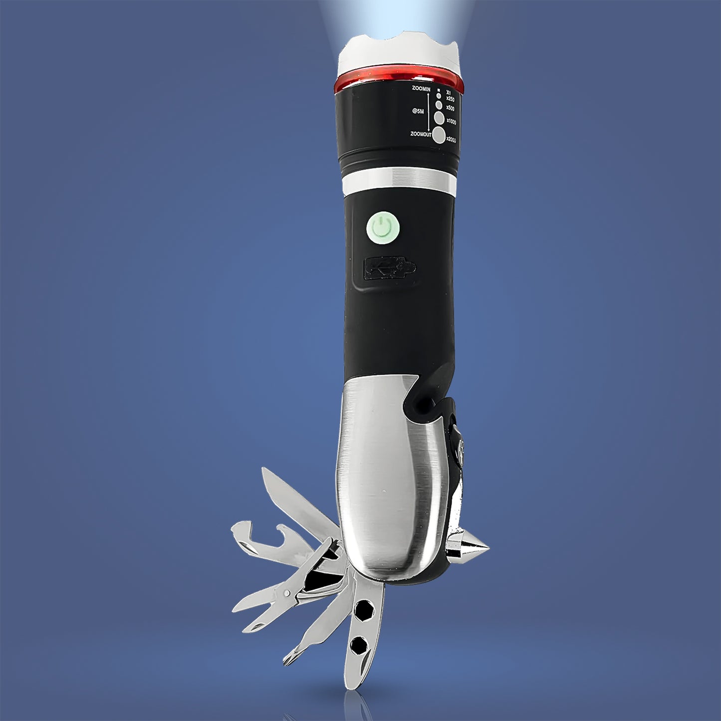 Multi Tool Led Flashlight All In One Tool Light (1 Pc) - Happy Price - Image 2