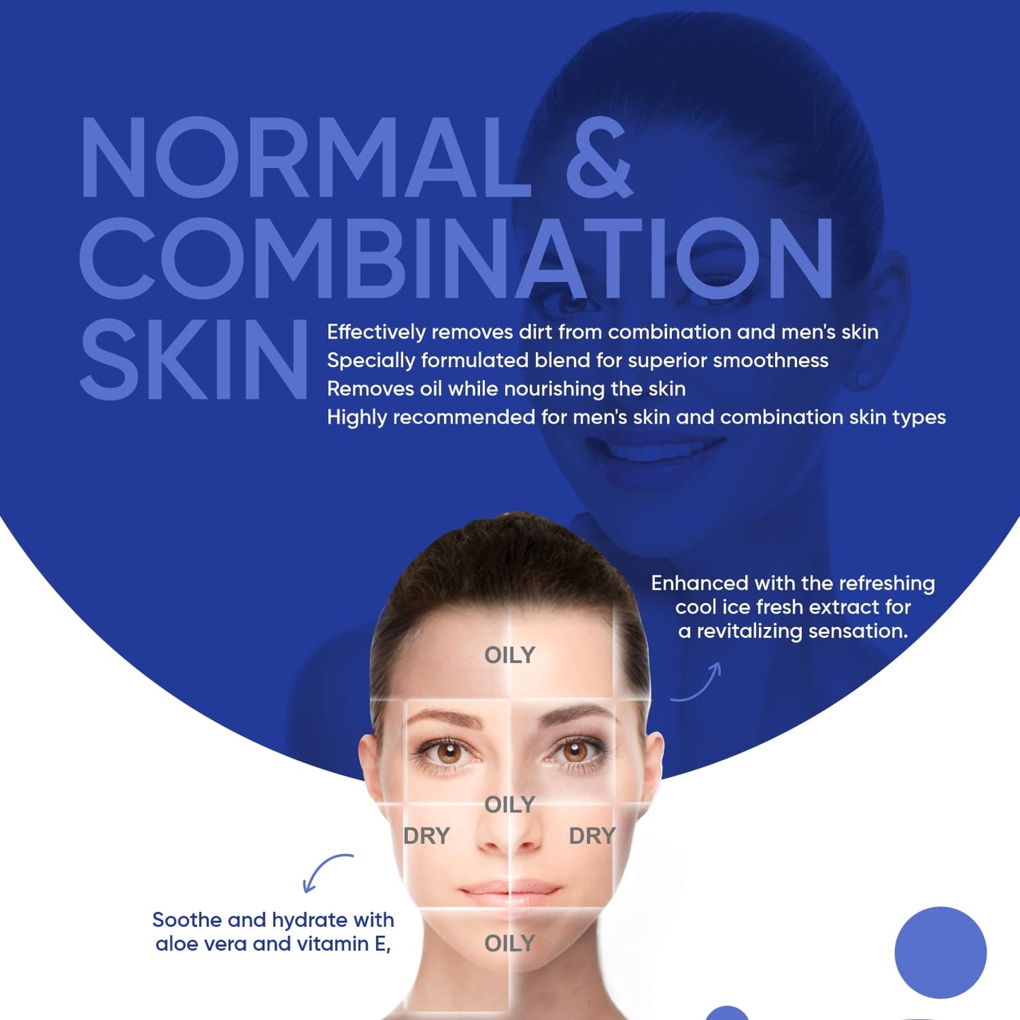 Beautiful Basics Normal  Oily Skin Face Wipes (2 Pkts X 50 Pcs Wipes) - Happy Price - Image 3