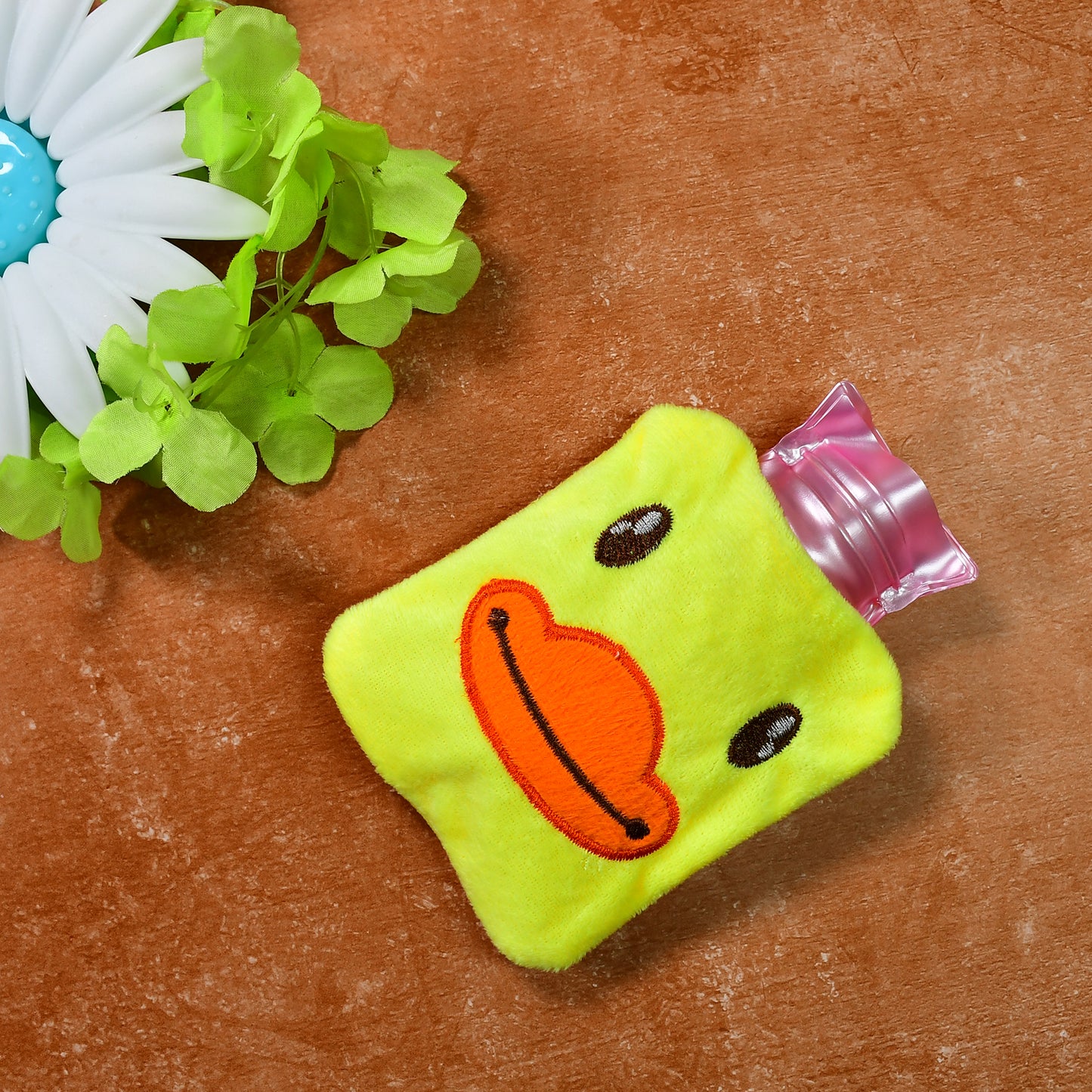 Yellow Duck Small Hot Water Bag With Cover For Pain Relief Neck Shoulder Pain And Hand Feet Warmer Menstrual Cramps. - Happy Price - Image 5