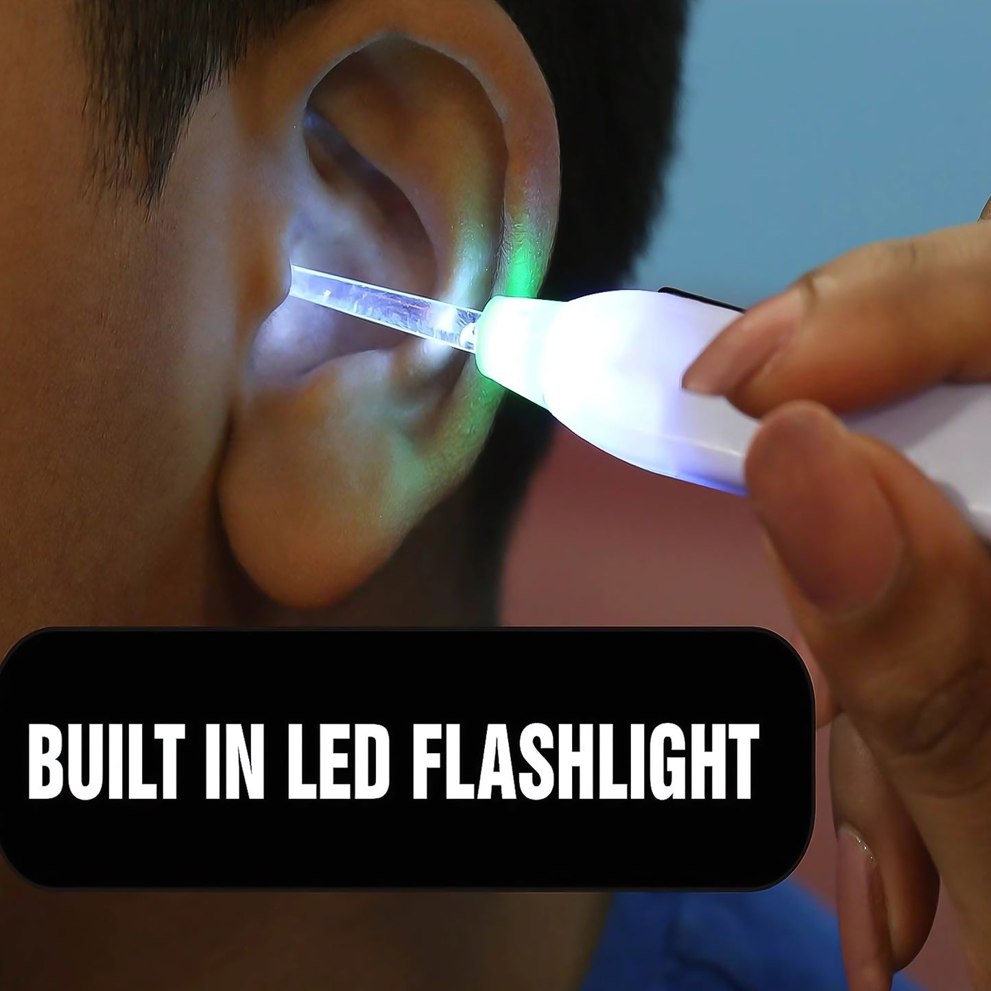 Pink Led Flashlight Earpick With Tweezer (1 Pc) - Happy Price - Image 5