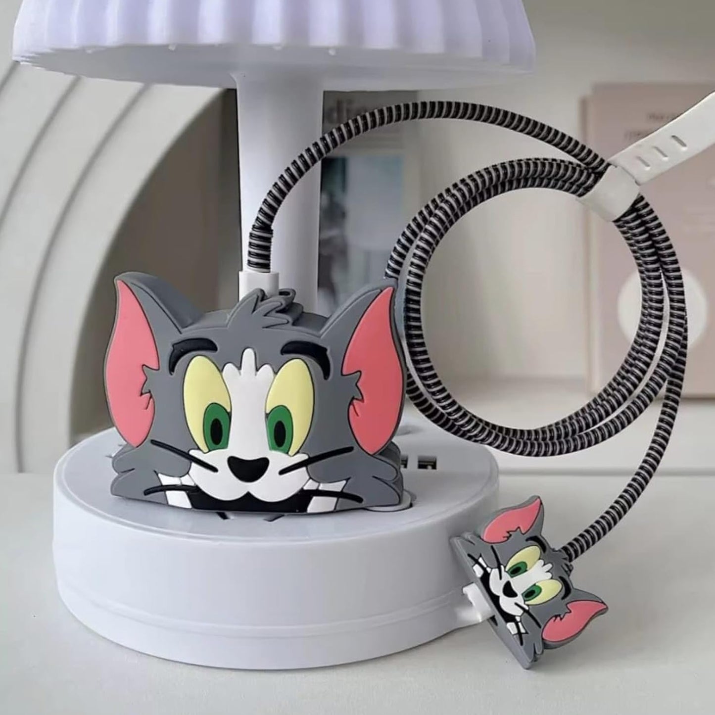 Cartoon Character Silicon Charger Case Cover For Ip 18-20w (Mix Design  1 Pc) - Happy Price - Image 2