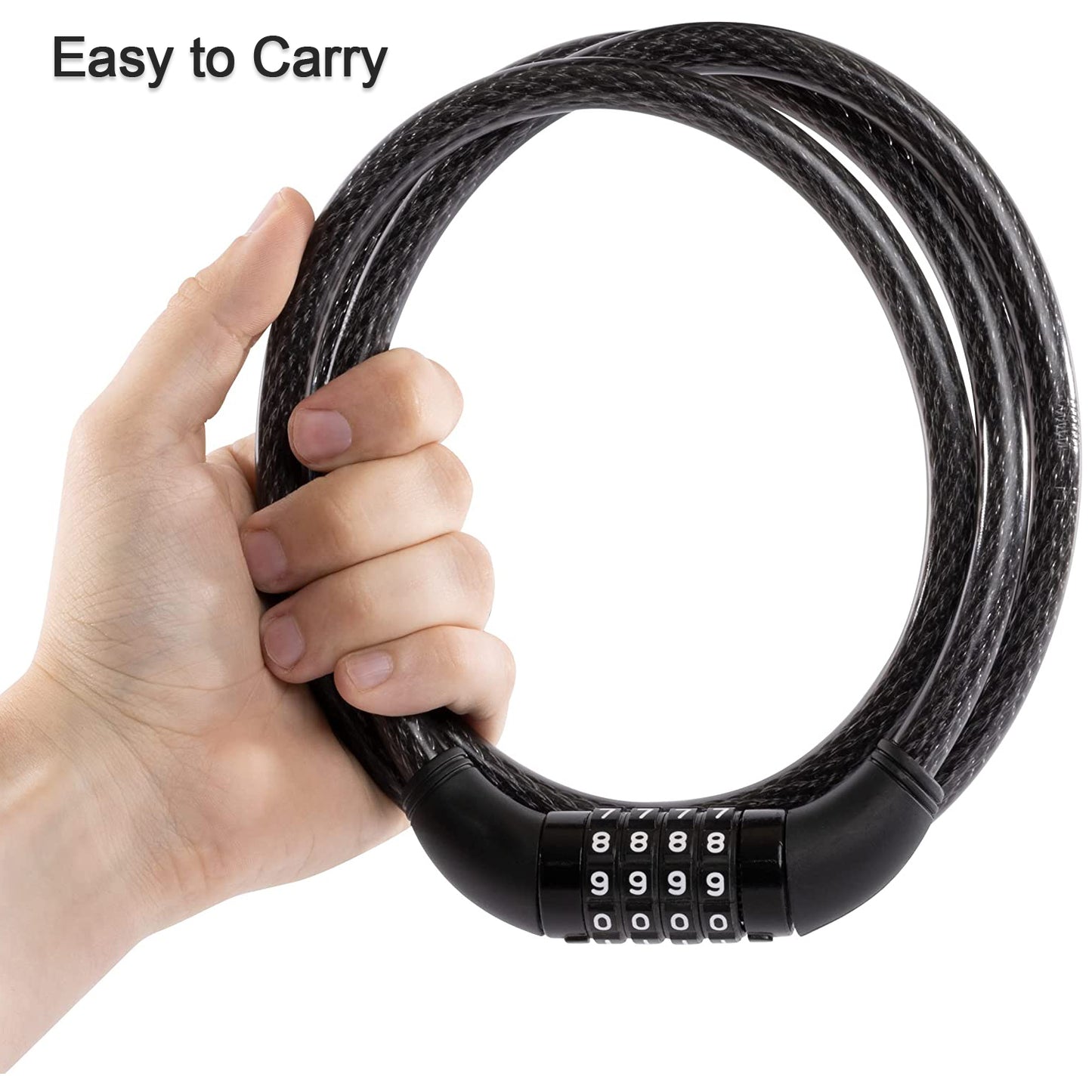 Heavy Duty Multi-purpose Plastic Combination Lock For Helmet  Multi Use - Happy Price - Image 7