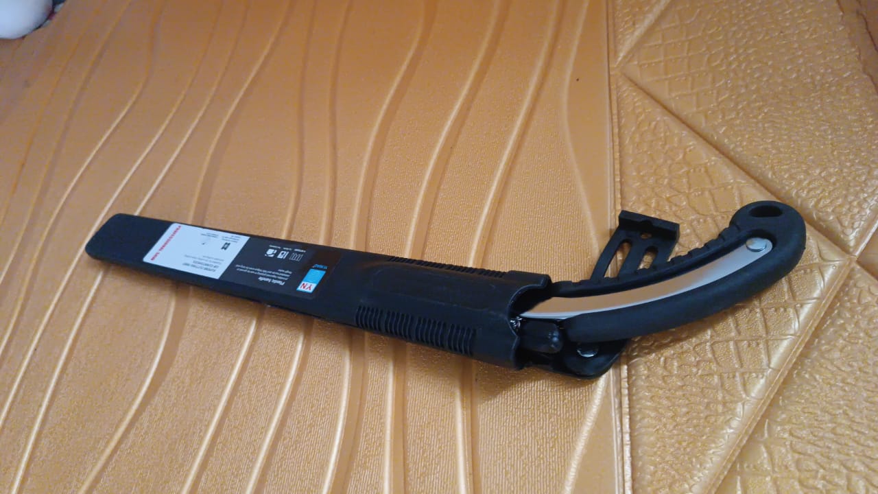 Hand Pruning Saw For Tree Branch Cutter (1 Pc  With Cover  50 Cm Long) - Happy Price - Image 7