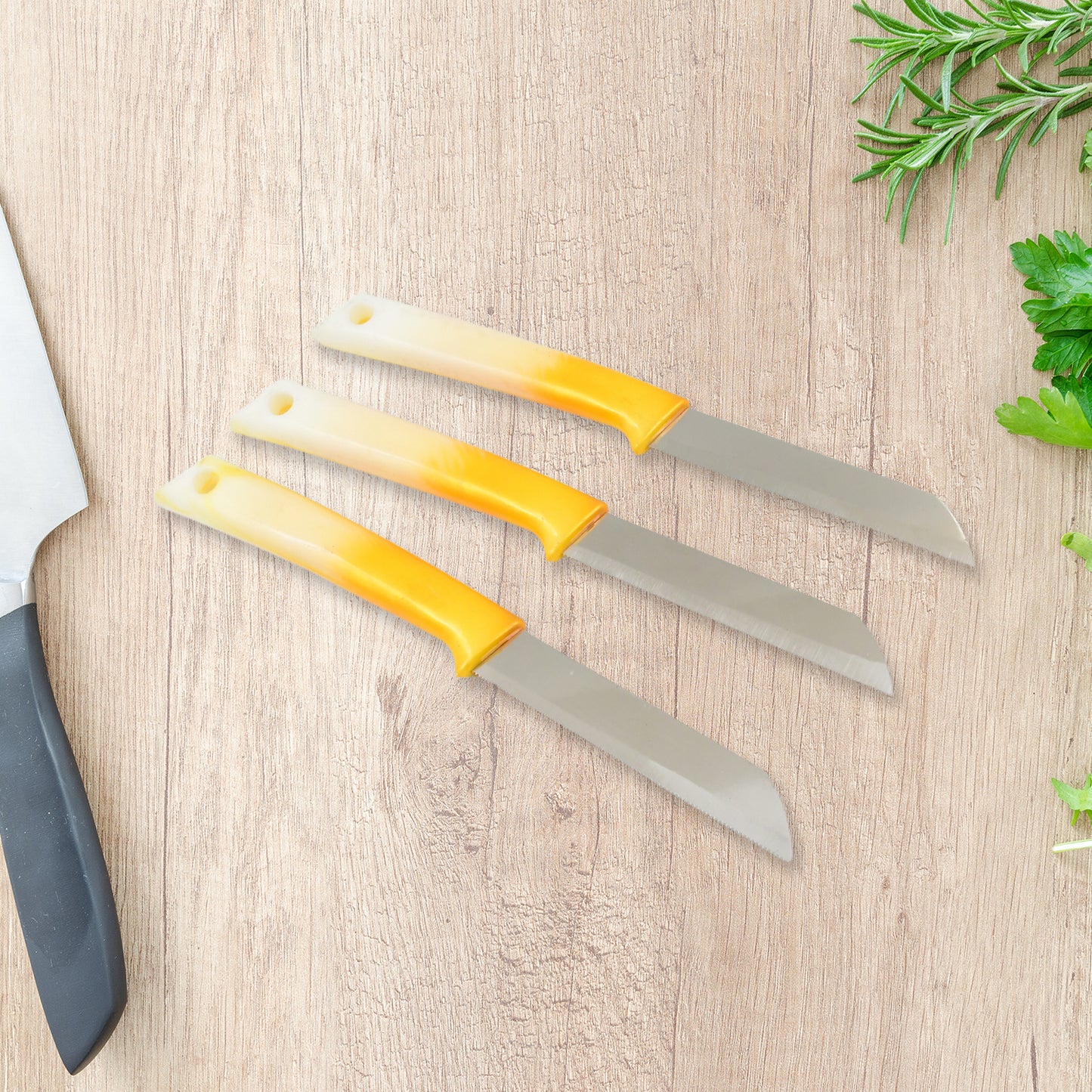 Kitchen Knife With Stainless Steel Blade (1 Pc) - Happy Price - Image 3