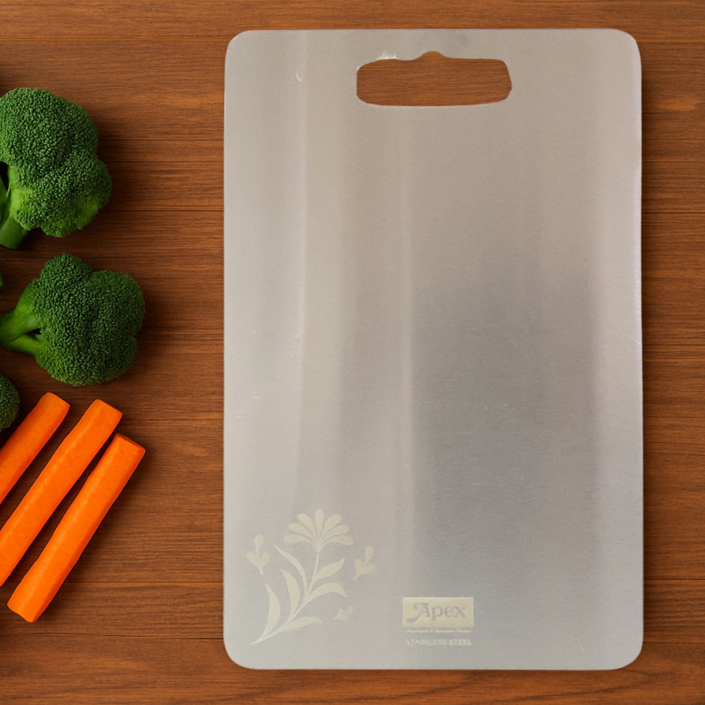 Apex Large Stainless Steel Chopping Board 260x360mm - 1 Pc - Happy Price - Image 6
