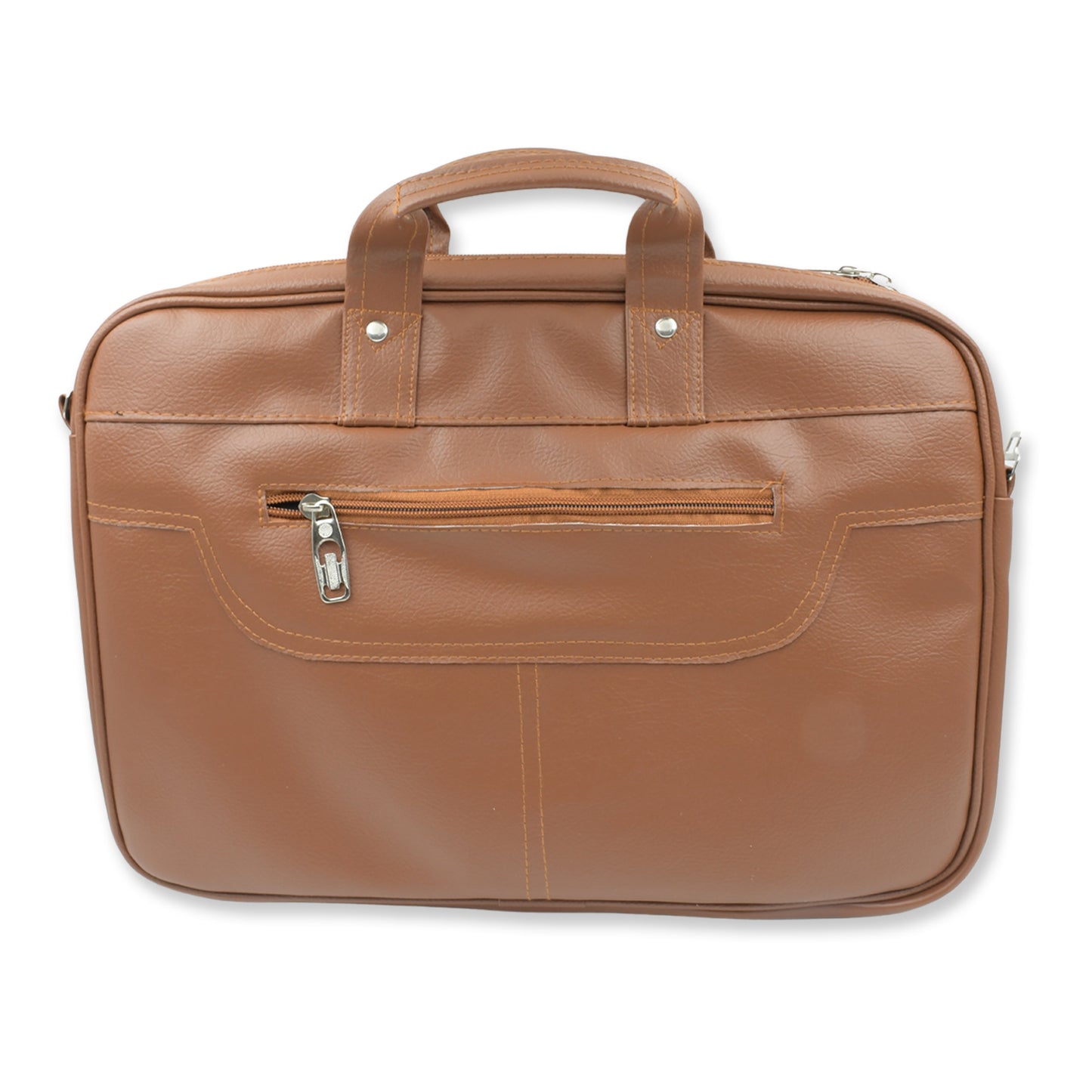 Multipurpose Bag Shoulder Side Bag Office Laptop Faux Leather Executive Formal Laptop  Macbook Messenger  Office  Travel  Business  Shoulder  Hand  Sling Bag For Men Women With Multiple Compartments - Happy Price - Image 4