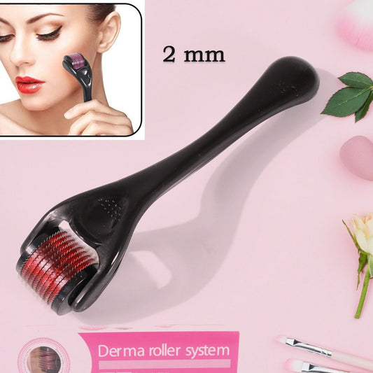 Derma Roller Anti Ageing And Facial Scrubs  Polishes Scar Removal Hair Regrowth (2 Mm) - Happy Price - Image 1