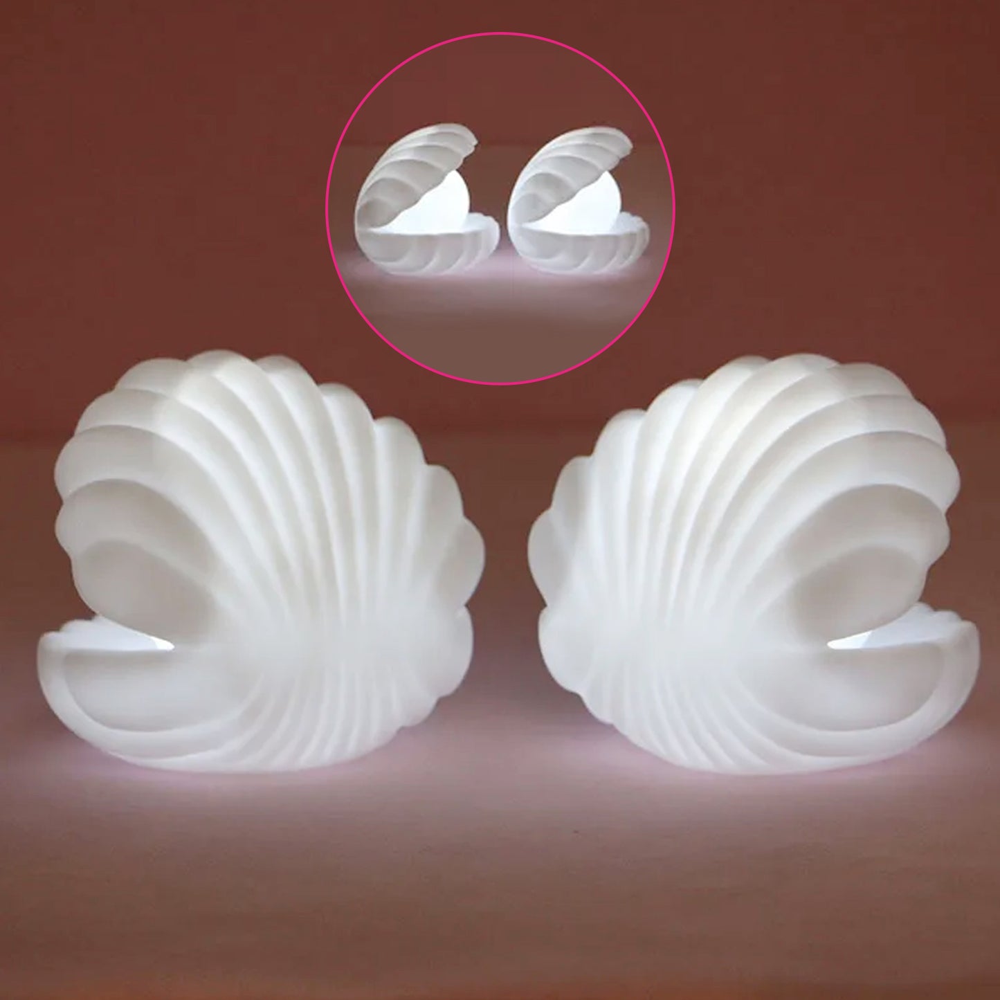 Pearl Shell Night Lamp Decorate Desk Lights Nursery Toy Lamp Led Pearl Shell Night Lights For Bedroom  Home - Happy Price - Image 7
