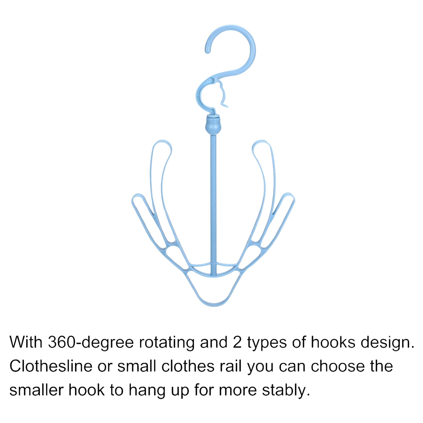 Small Shoes Drying Hanger Rotatable Shoe Hanging Racks (1pc) - Happy Price - Image 3
