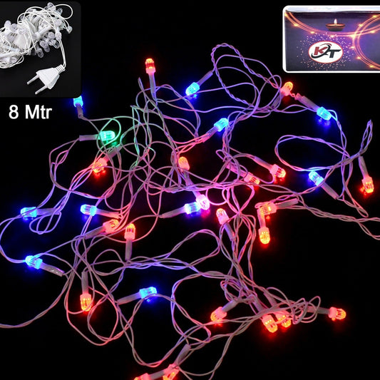 8 Meter Multi-Color LED Decorative String Light for Festive Occasions