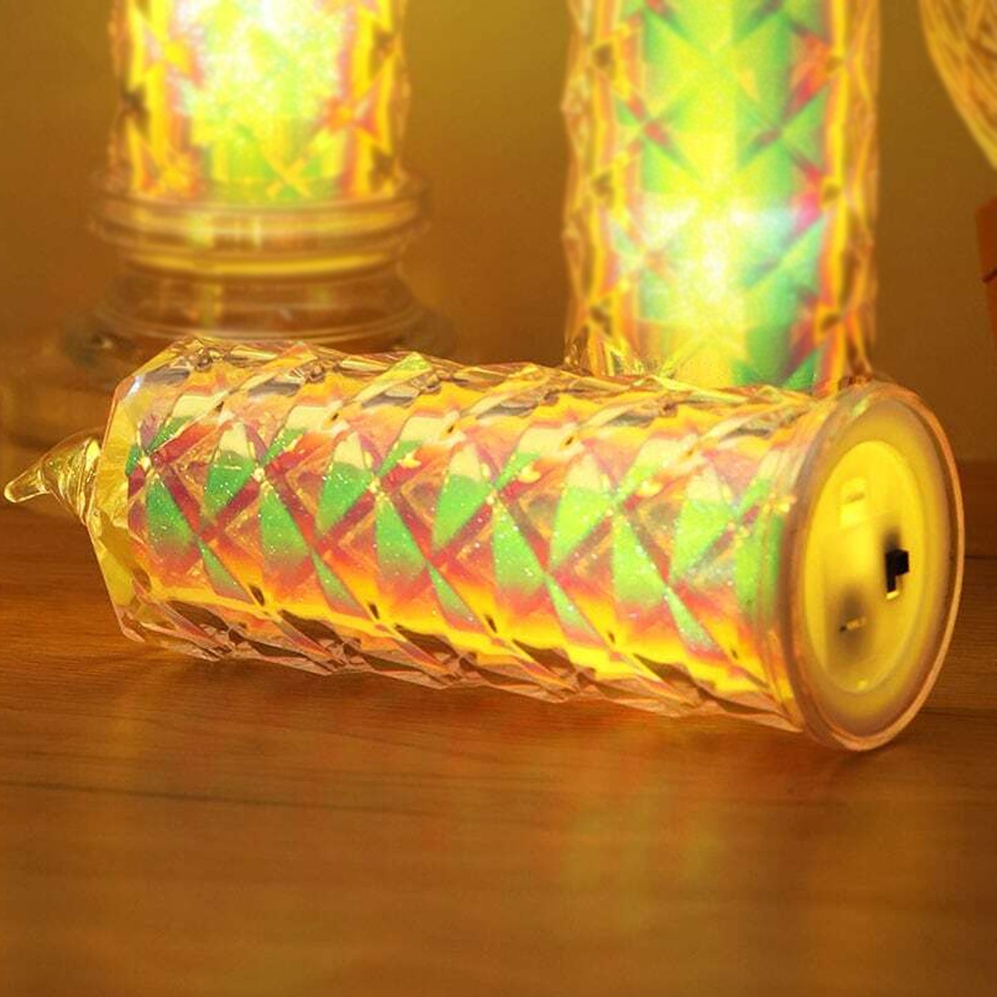 12 Pack LED Tealight Candles - Warm Yellow Flickering Flameless Lights - Happy Price - Image 5