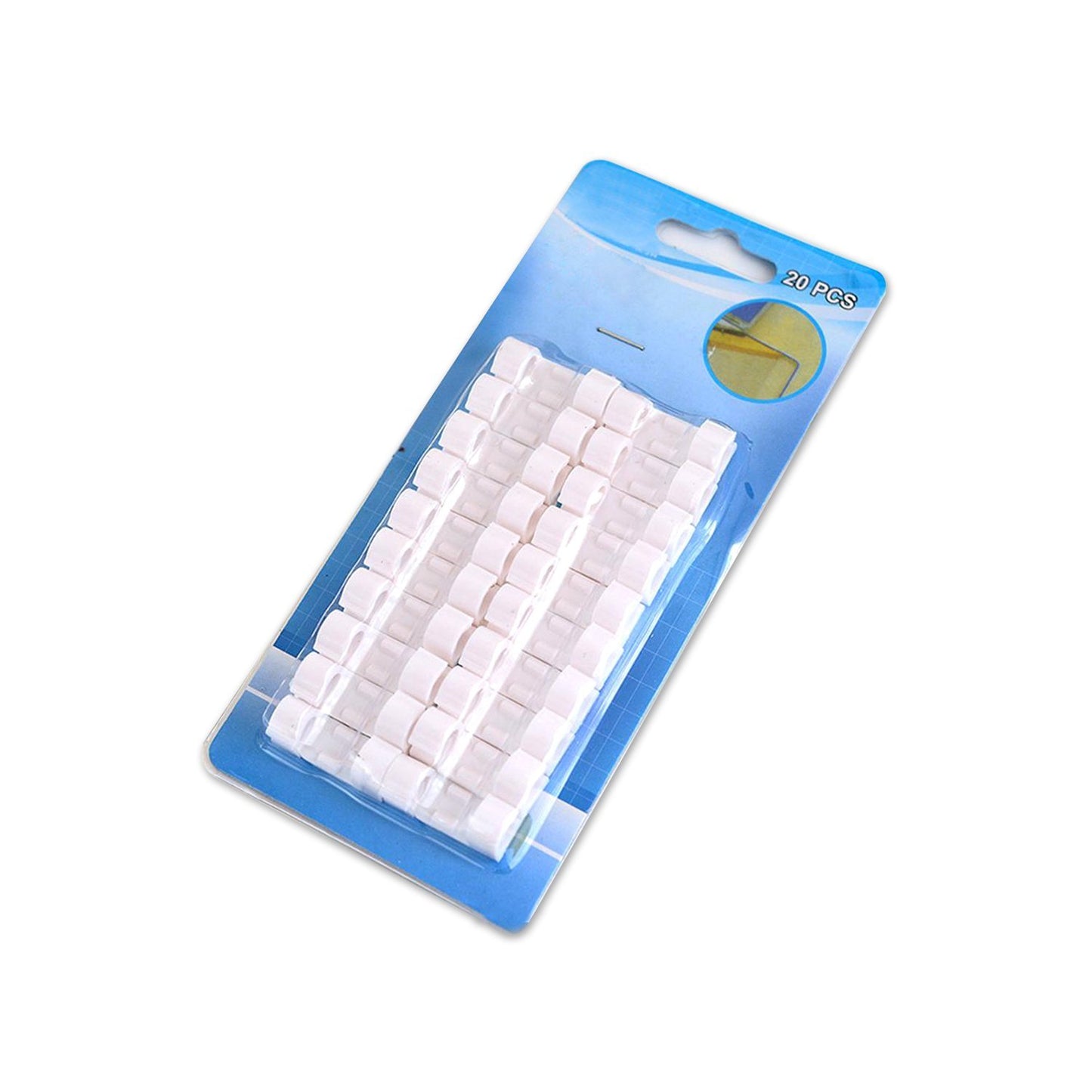 Self Adhesive Cable Clips Wire Manage Holder Sticky Mount-round Plastic Cable Cord - Happy Price - Image 7
