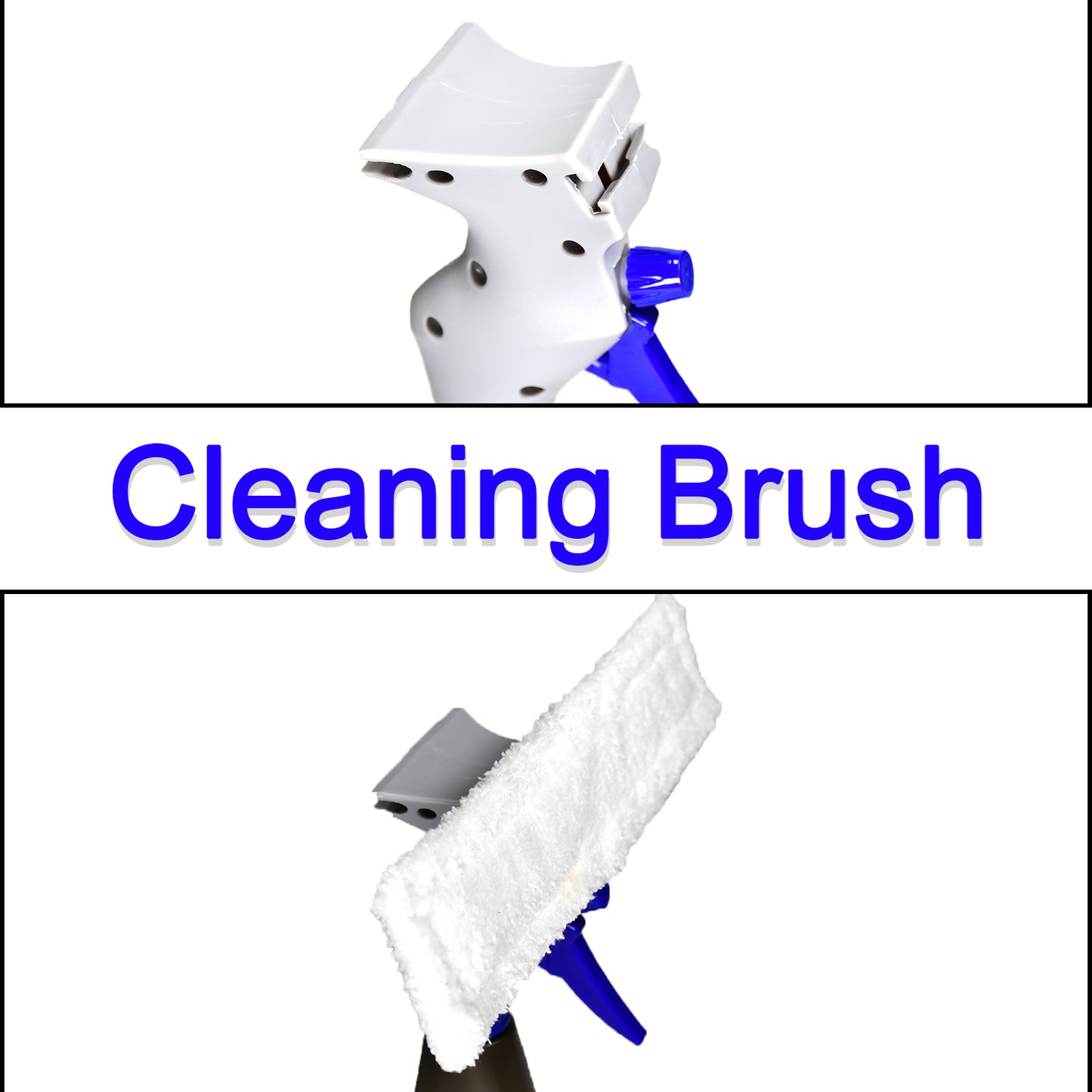 4946 Plastic Easy Glass Cleaner 3 In 1 Spray Type Cleaning Brush Pack Of 1 - Happy Price - Image 4