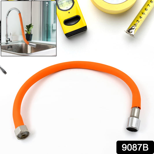 Flexible Water Tap Extender Universal Foaming Extension Tube With Connector 360 Free Bending Faucet Extender Adjustable Sink Drain Extension (46cm)