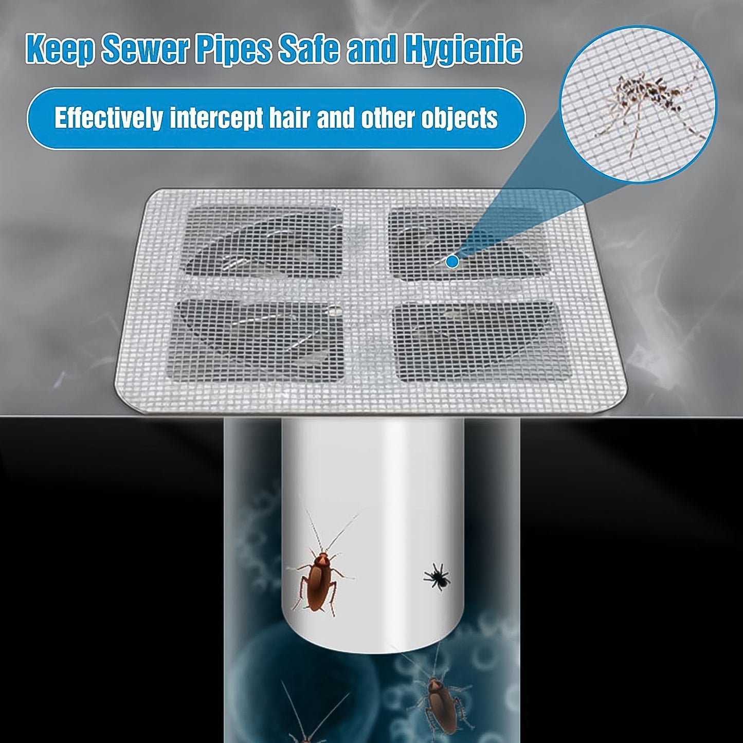 Window Screen Mesh Hole Repair Kit Patch Adhesive (1010 Cm  10 Pcs Set) - Happy Price - Image 3