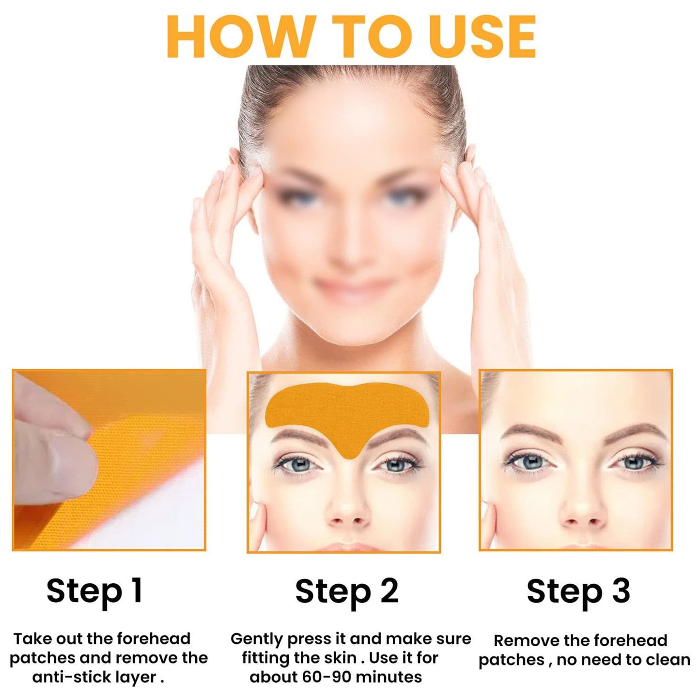 Forehead Wrinkle Patches Face Wrinkle Patches (10 Pcs Set) - Happy Price - Image 4