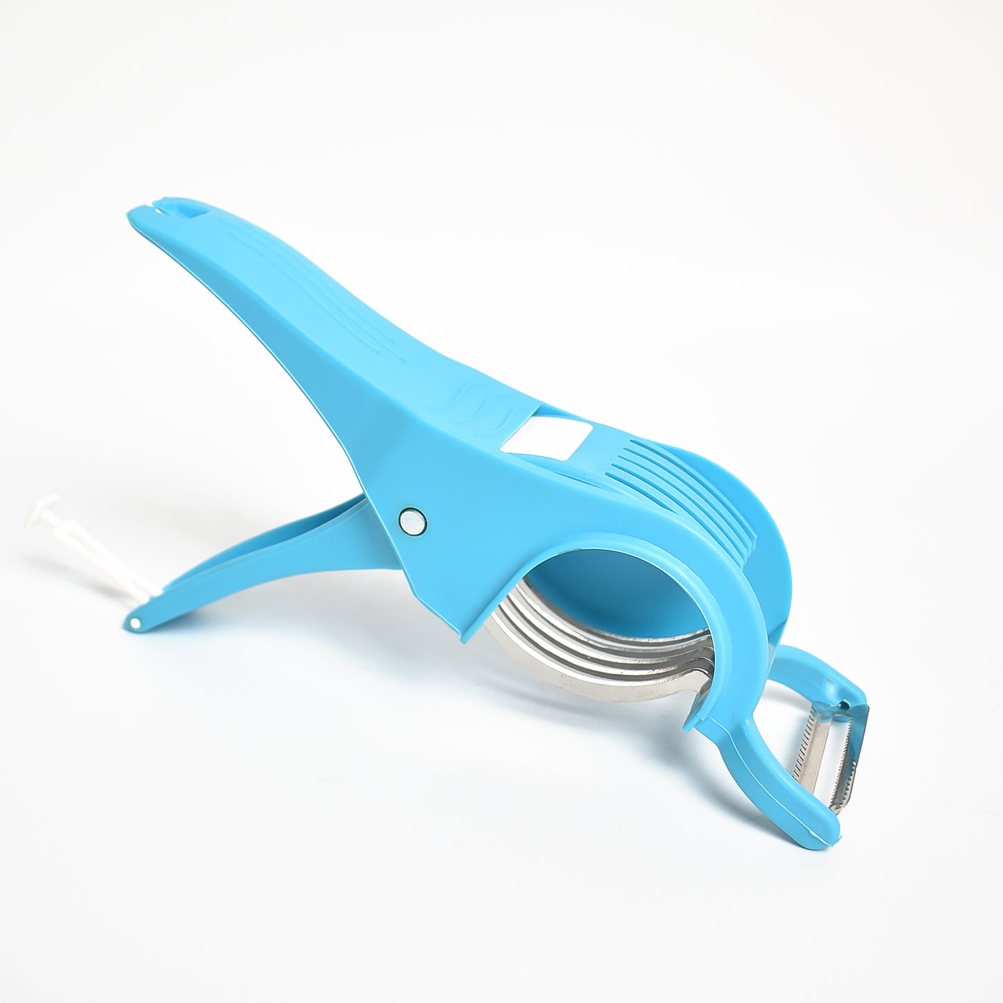 2 In 1 Vegetable   Fruit Multi Cutter 5 Blade Vegetable Cutter With Peeler (1 Pc  Multicolor) - Happy Price - Image 4