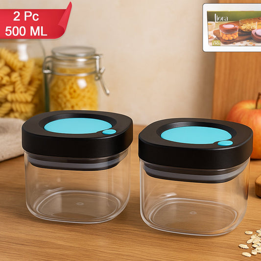 Supermom Airtight Kitchen Storage Containers  (2 Pc Set  500 Ml) - Happy Price - Image 1