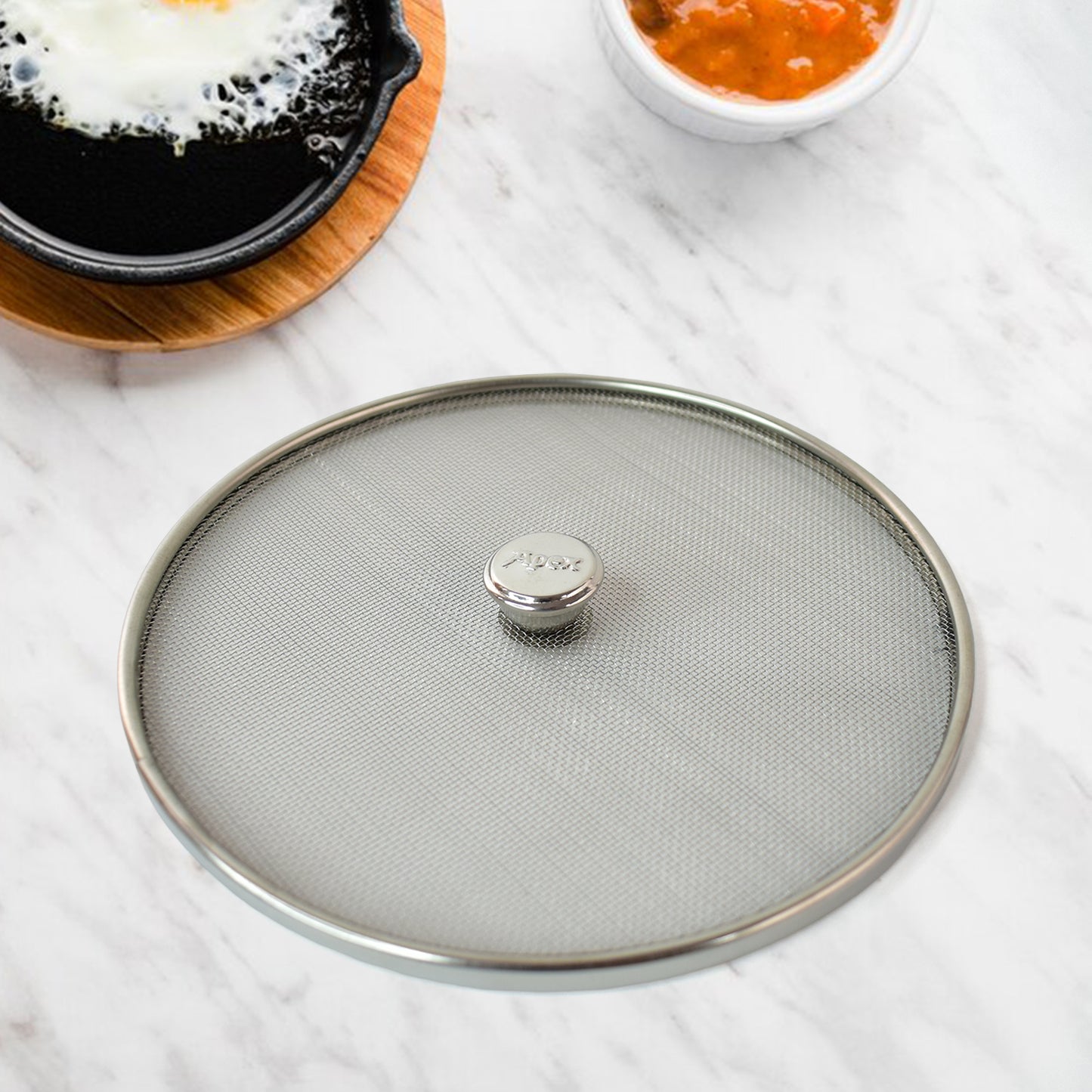 Apex Stainless Steel Mesh Net Cover For Cooking (1 Pc) - Happy Price - Image 2
