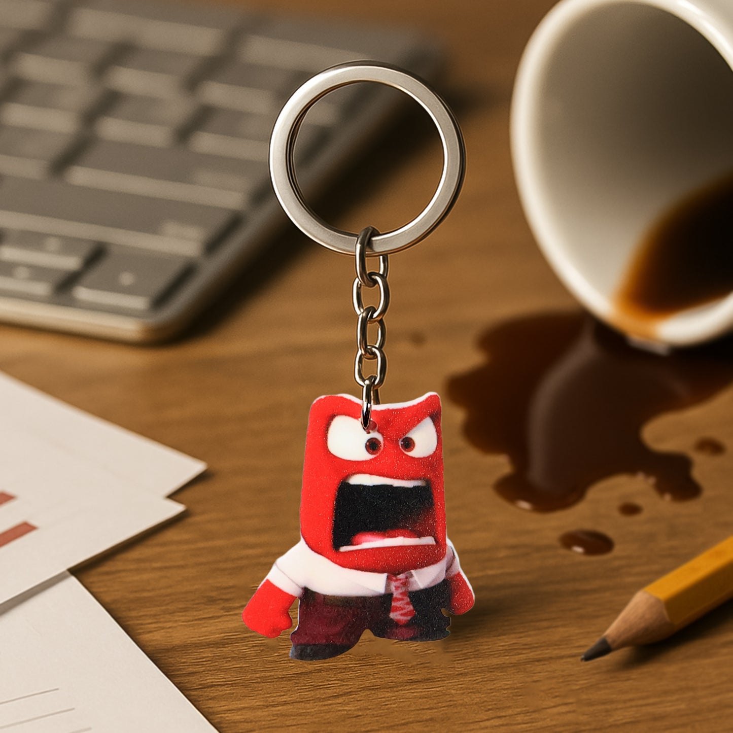 Animated Character Acrylic Keychain (1 Pc) - Happy Price - Image 7