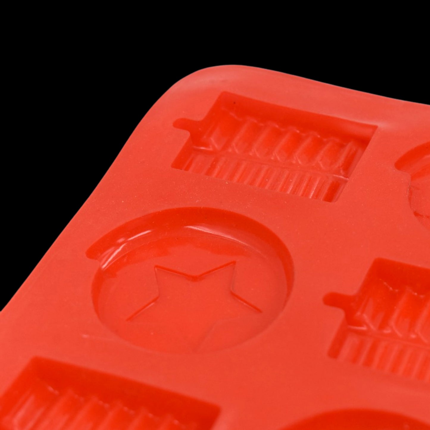 6cavity Chocolate Mould Tray  Cake Baking Mold  Flexible Silicon Ice Cupcake Making Tools - Happy Price - Image 2