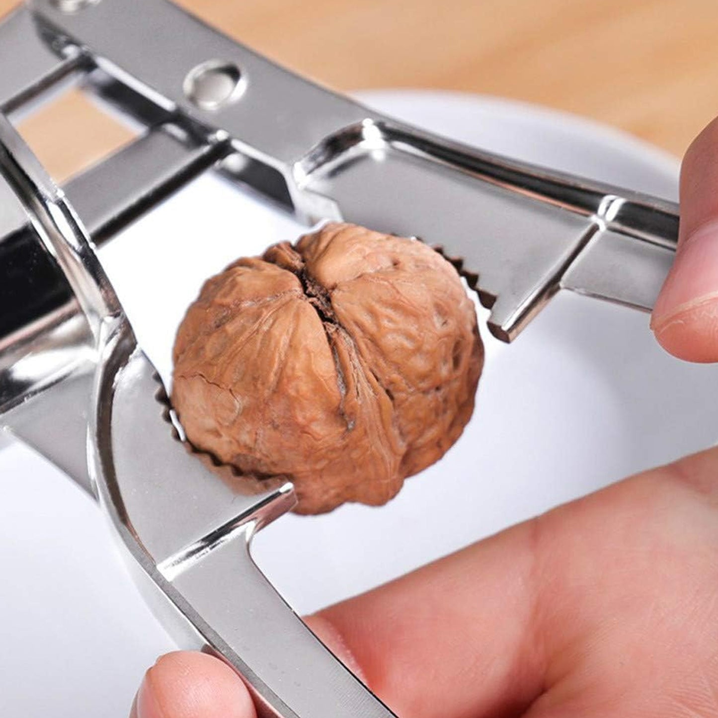 2 In1 Garlic Masher Premium Garlic Press  Walnut Cracker Opener (1 Pc) - Happy Price - Image 6