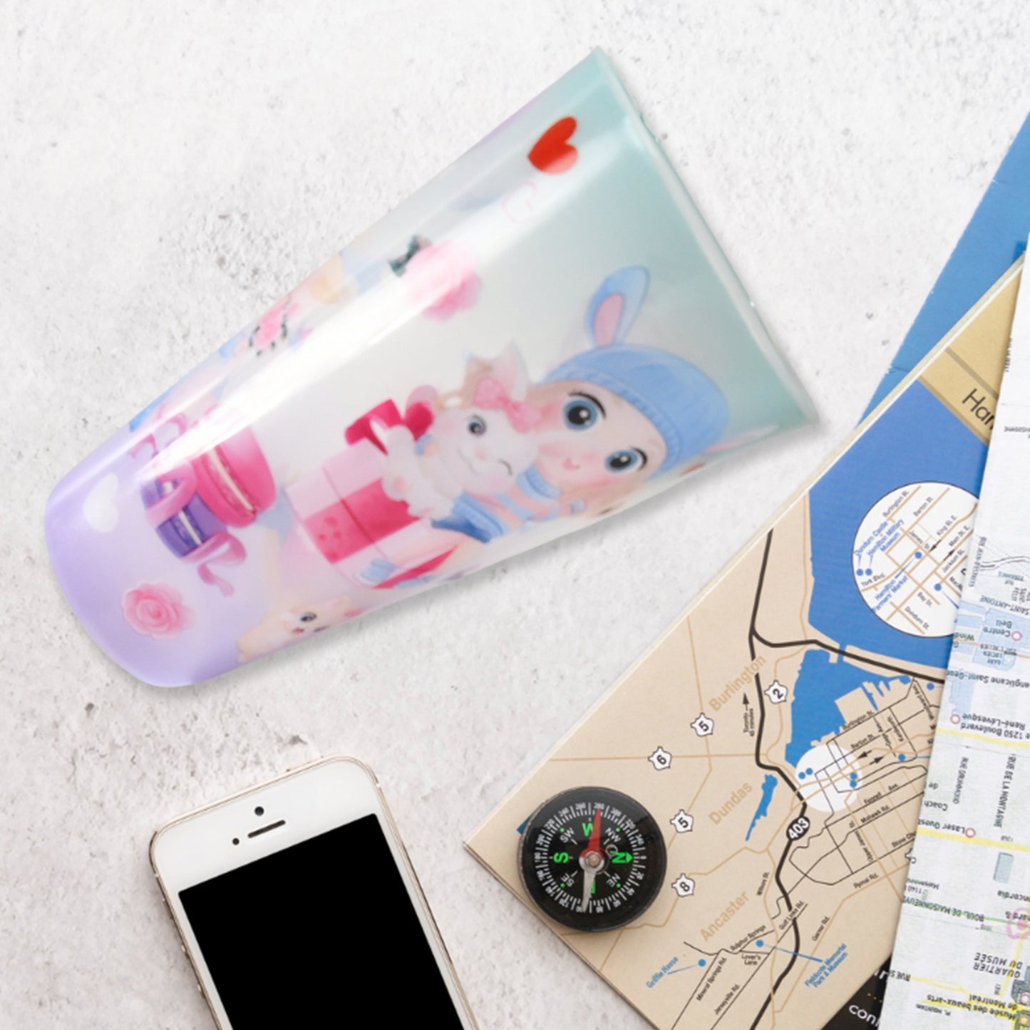 Unicorn Water Bottle With Straw  Lid For Kids (Without Light) - Happy Price - Image 4