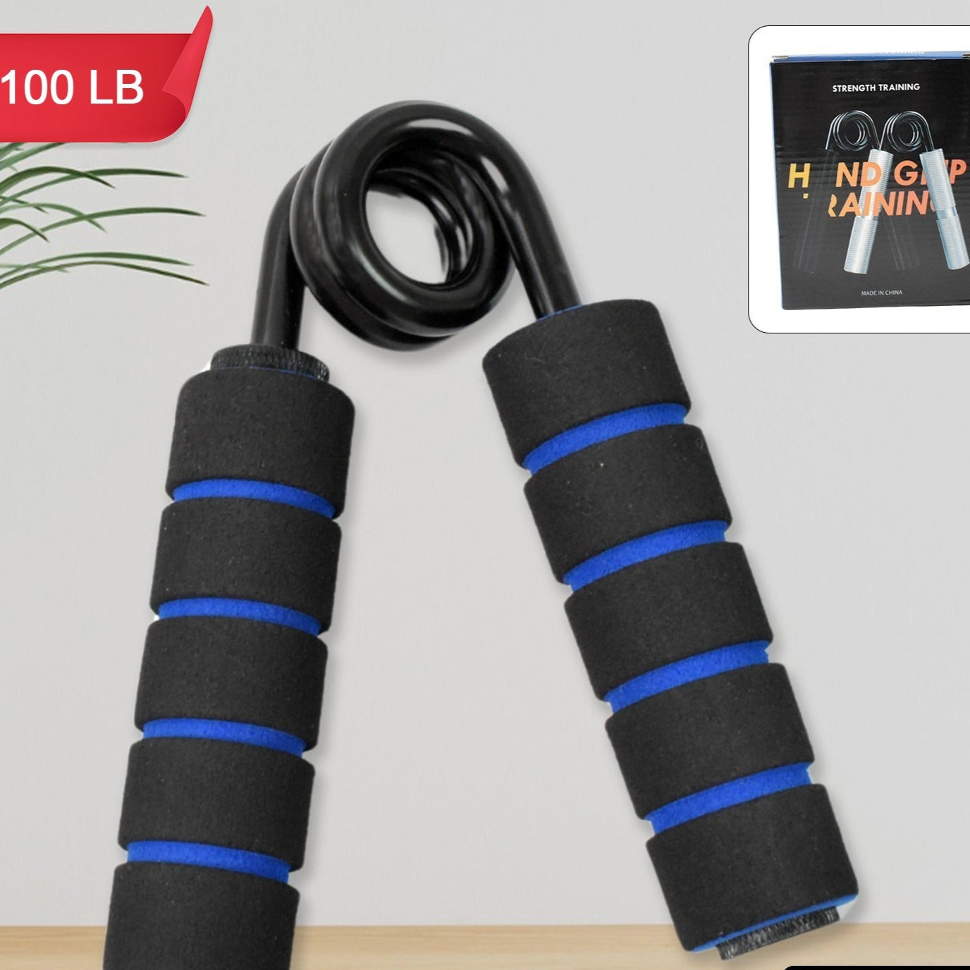 Hand Exerciser Hand Gripper  Finger Strengthener (1 Pc  100lb) - Happy Price - Image 1