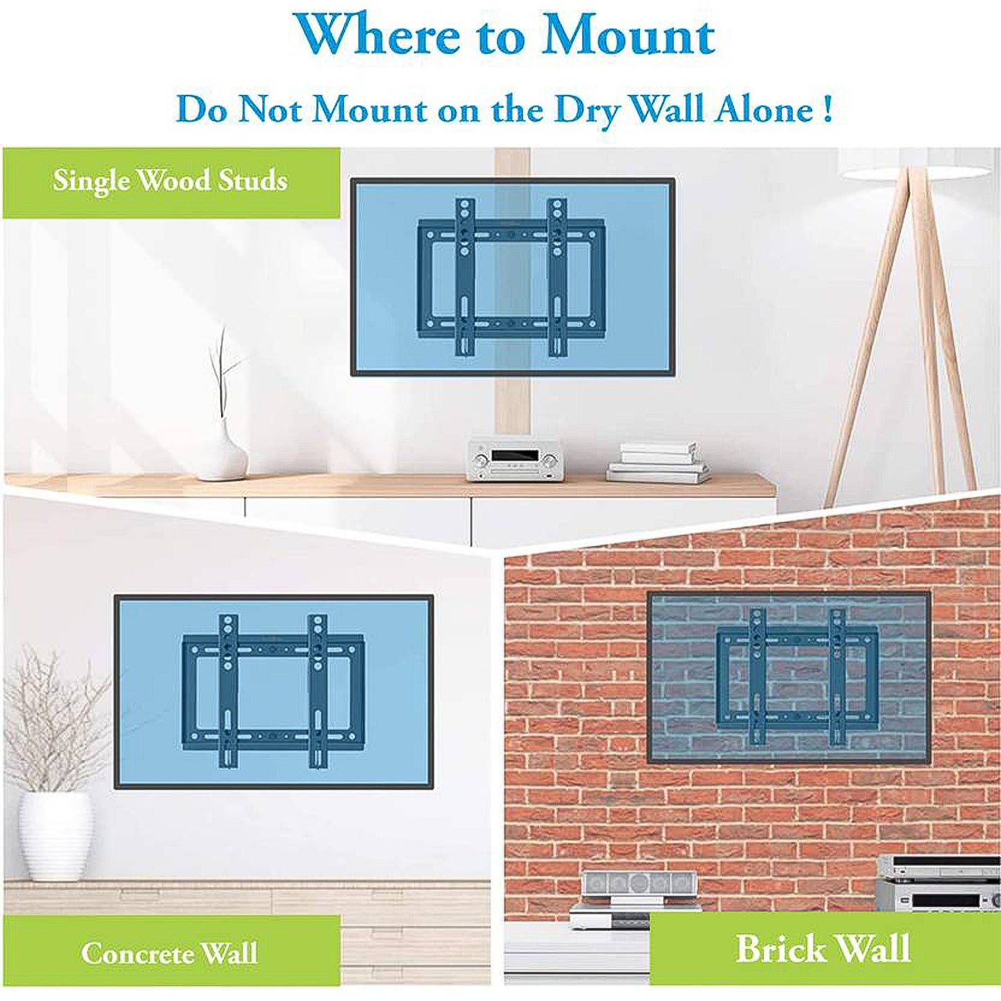 Universal Heavy Duty Adjustable Metal Led Lcd Tv Wall Mount Bracket - Happy Price - Image 6