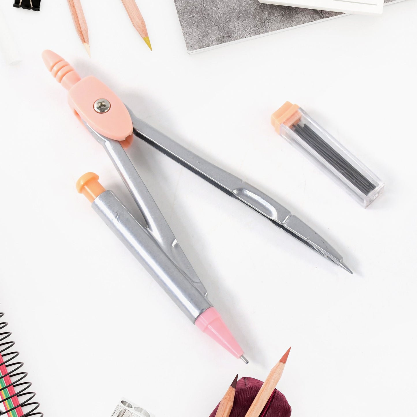 Precision Geometry Compass Set (4 In 1) - Happy Price - Image 3