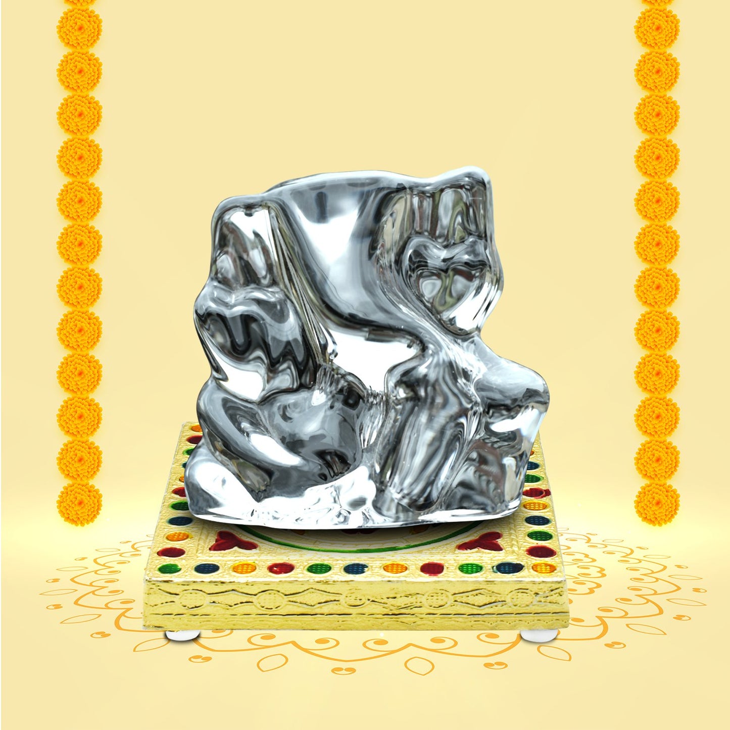 Designer Wooden Bajot for Pooja & Home Decor