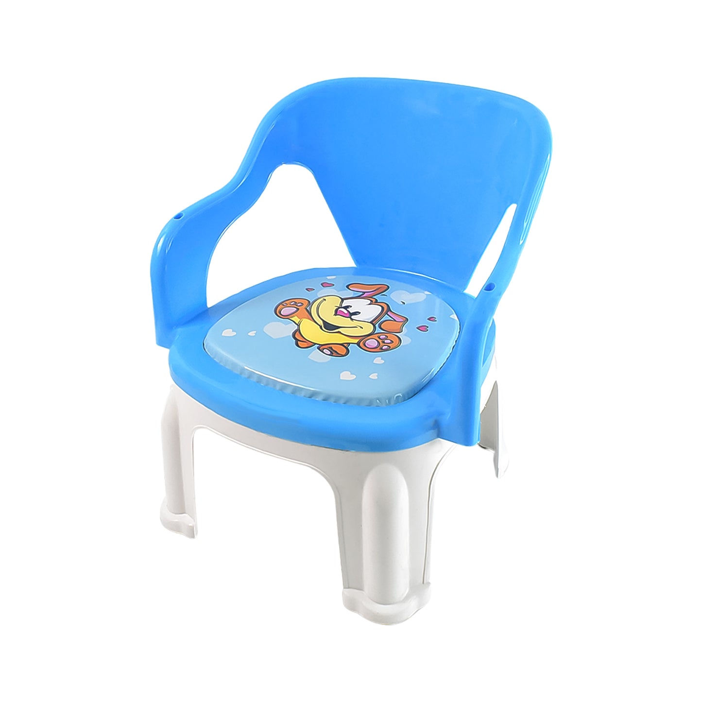 Plastic Multipurpose Strong And Durable Baby Chair With Cushion Base (1 Pc) - Happy Price - Image 3