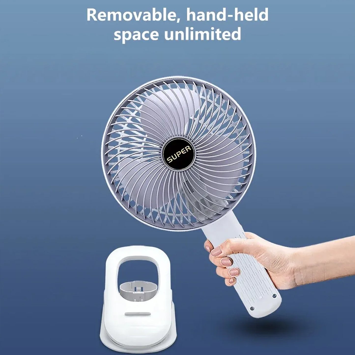 Multifunctional Usb Desk Fan Clipped Fan (1 Pc  With Brown Box) - Happy Price - Image 4