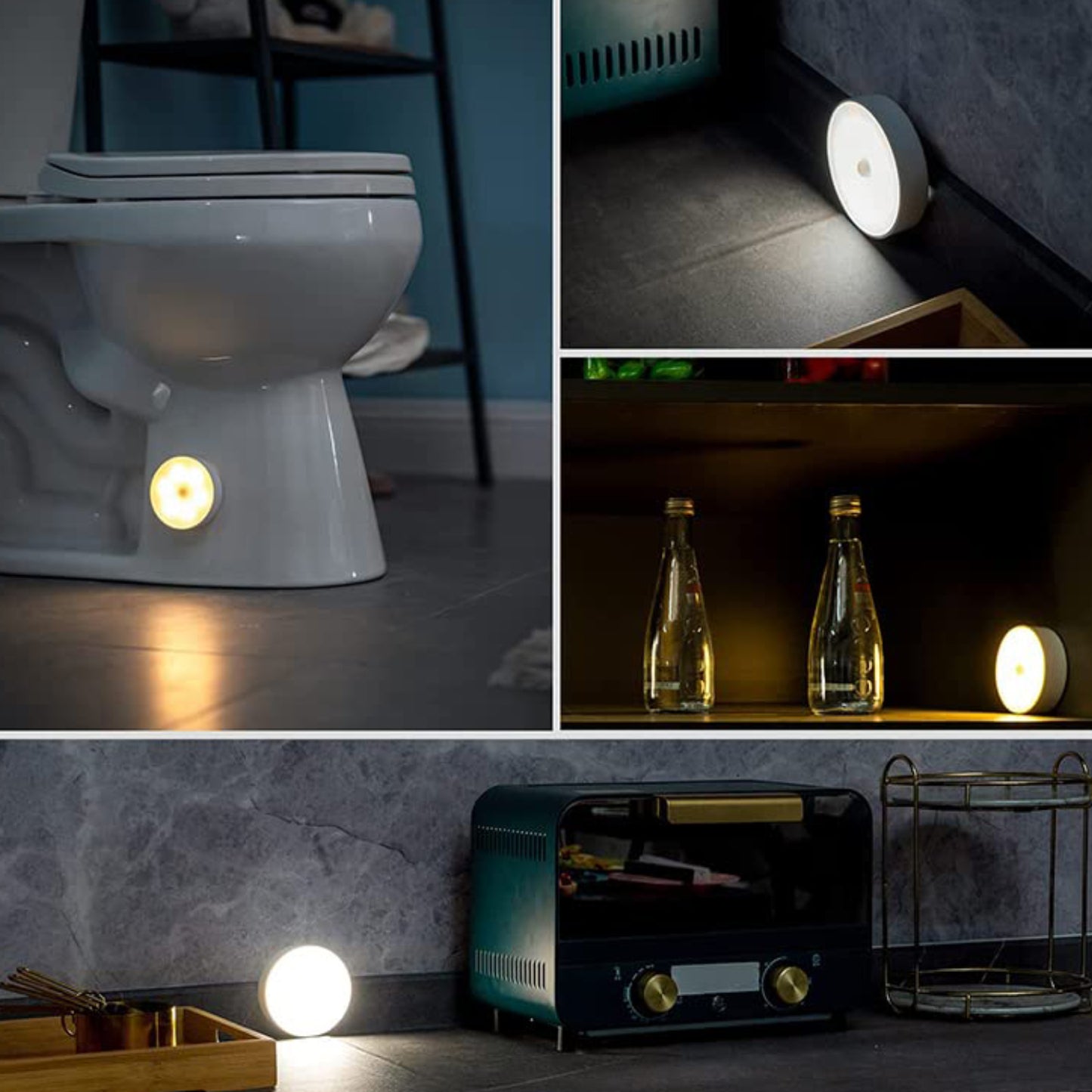 Round Shape 8 Led Motion Sensor Induction Led Light - Happy Price - Image 4