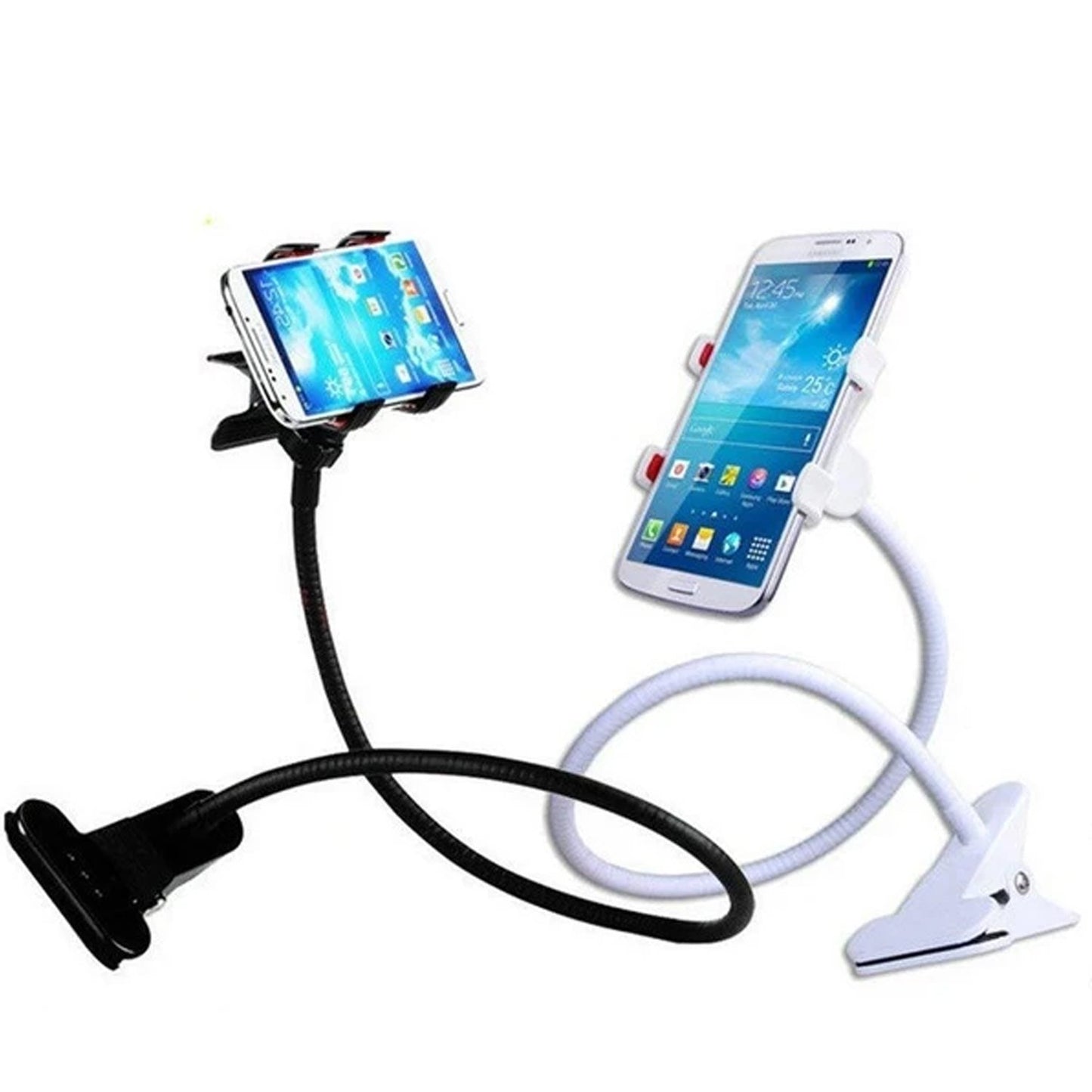 a 360 Degree Flexible Portable Foldable Metal-lazy Stand Bracket - Happy Price - Image 3