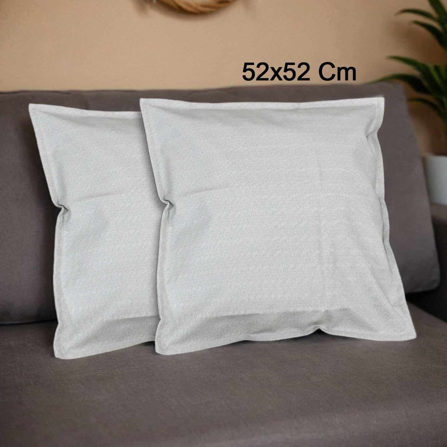 Pillow Covers Couch Pillows Cover Soft Decorative Pillow Covers (52  52 Cm  1 Pair  2 Pc) - Happy Price - Image 2