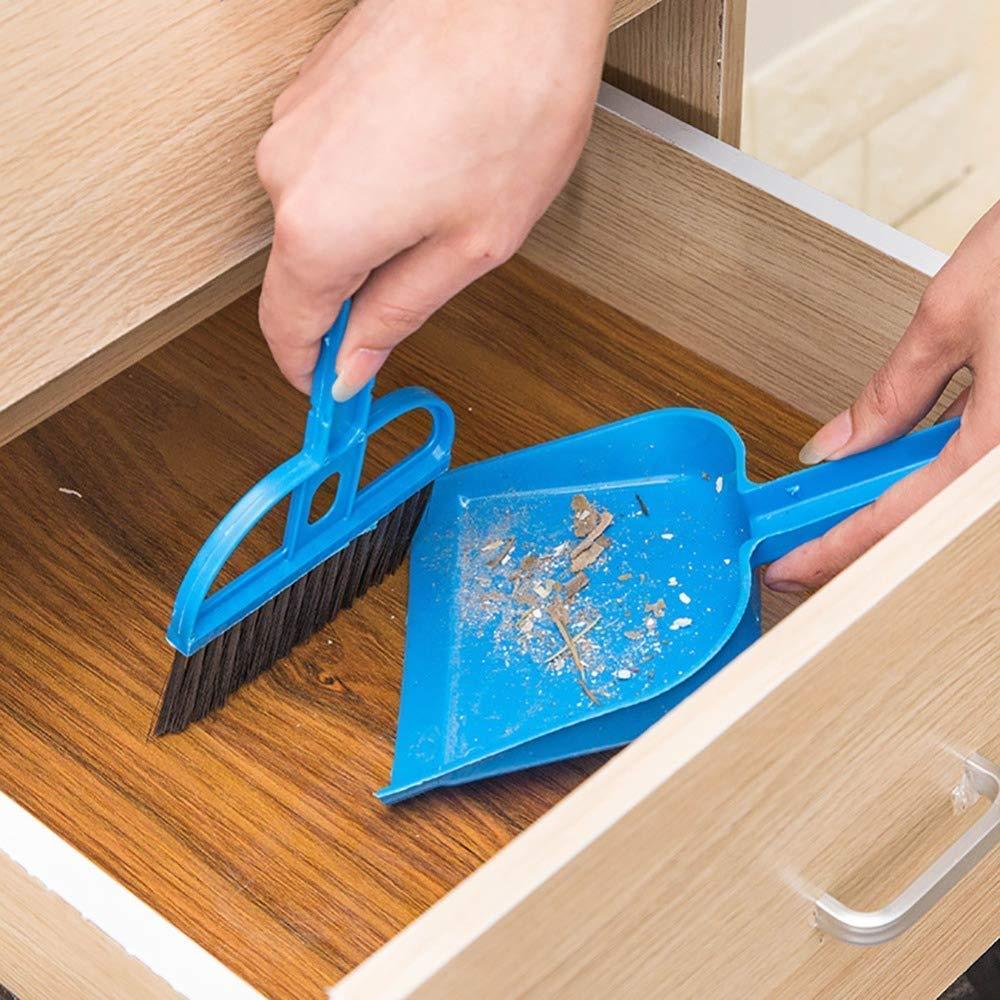 Mini Dustpan With Brush Broom Set For Multipurpose Cleaning - 2 Pcs - Happy Price - Image 5