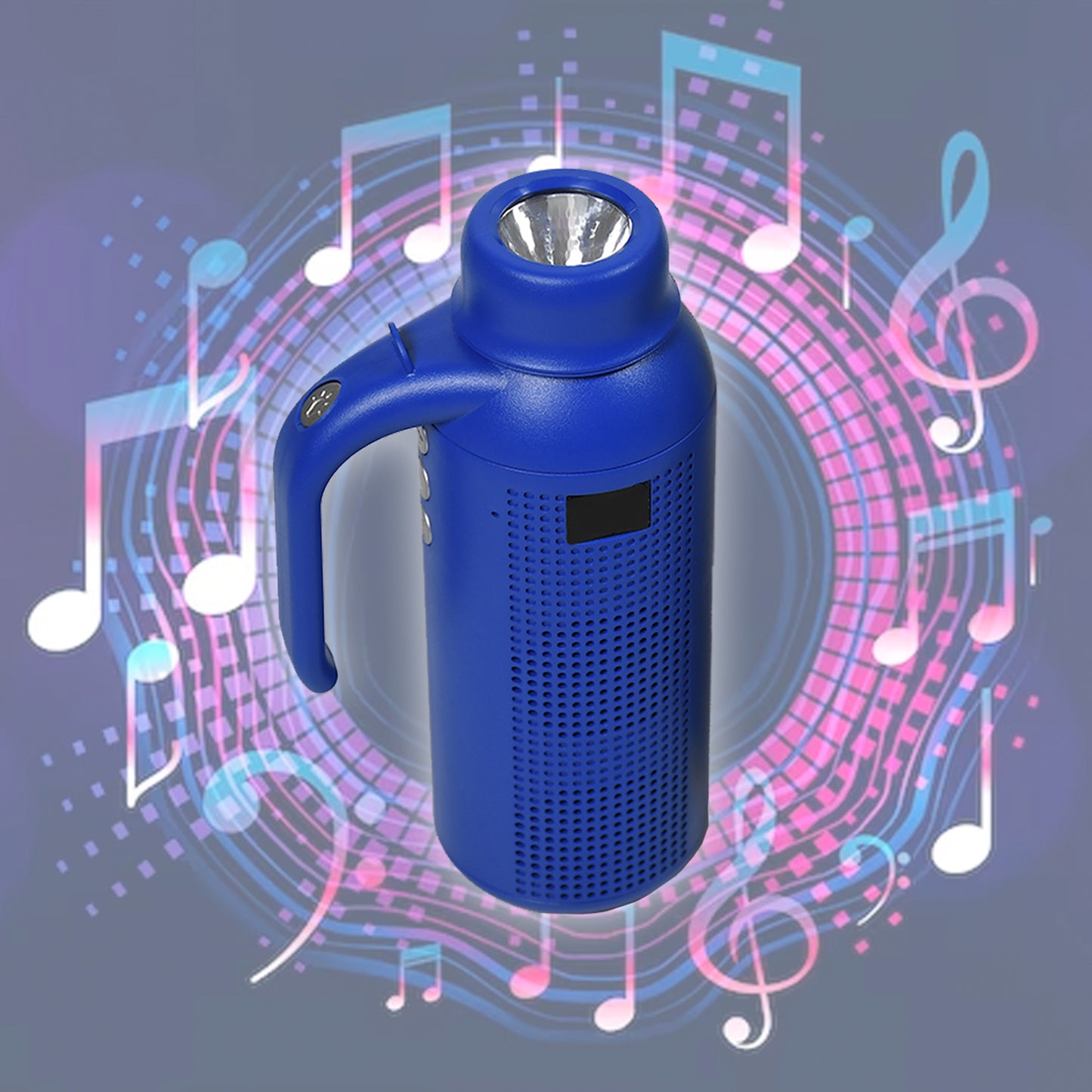 Smart Bluetooth Speaker With Torch Light Wireless Bluetooth Speaker  Night Flash Light Speaker - Happy Price - Image 3
