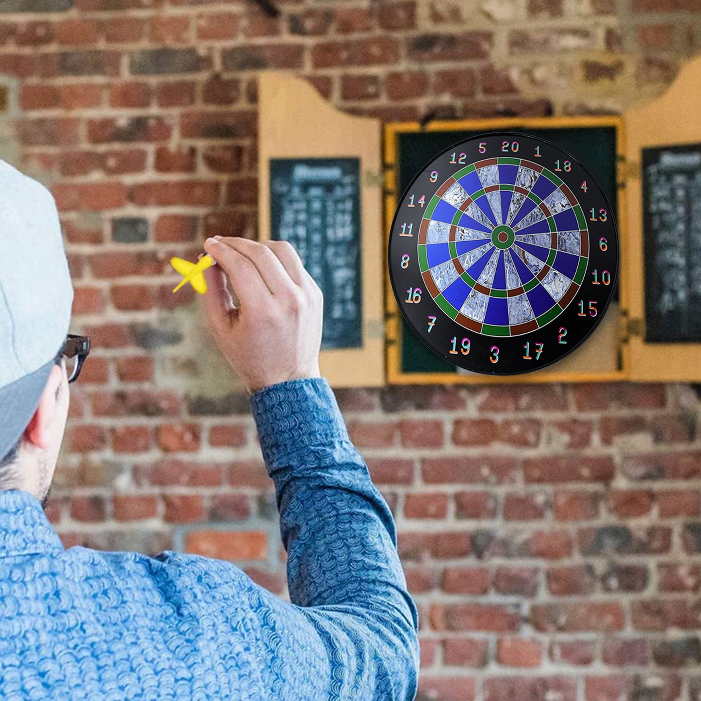 Magnetic Dart Board Game Set With 6 Soft-tip Darts - Happy Price - Image 3