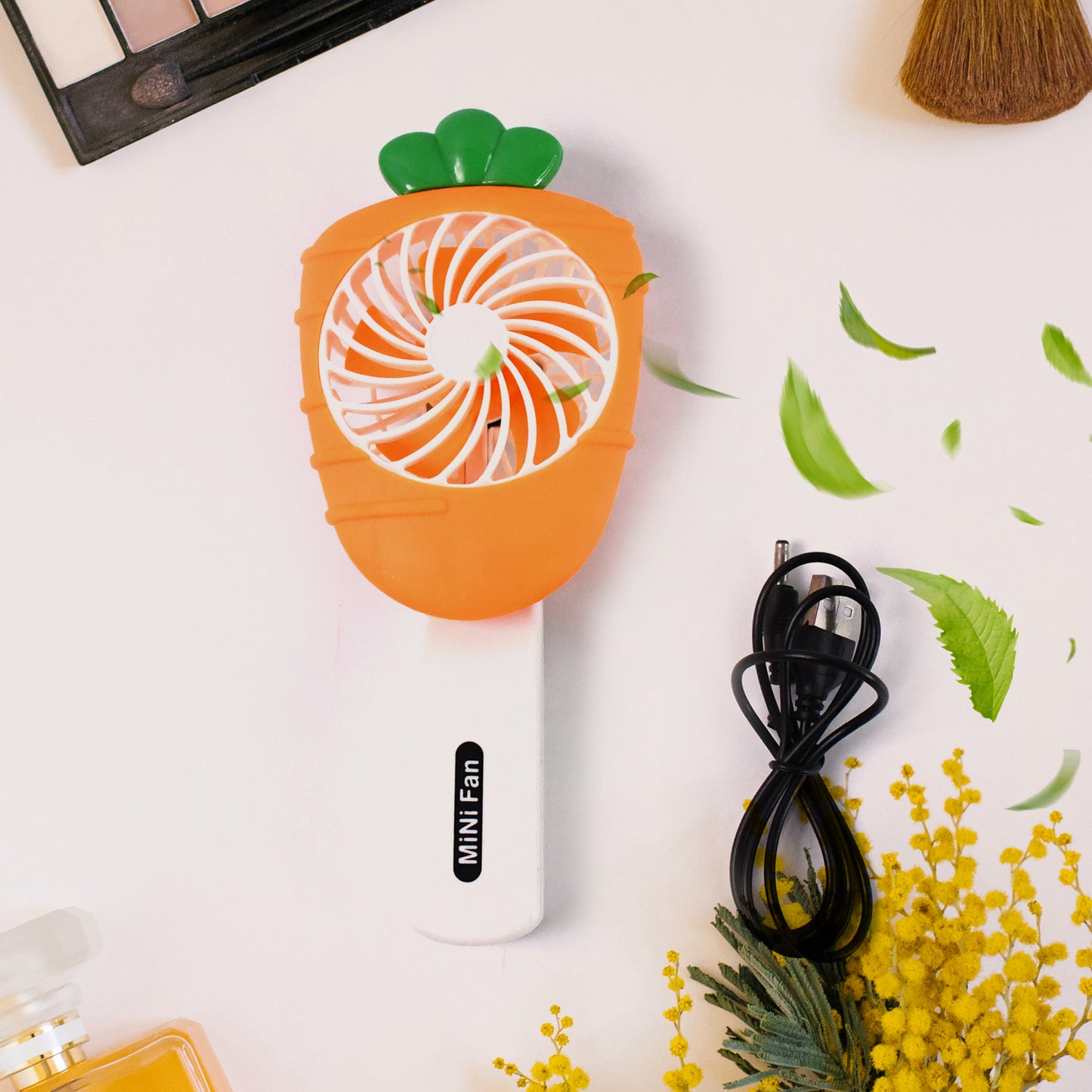 Rechargeable Handheld Mini Fan (Battery Not Included  Mix Color) - Happy Price - Image 2