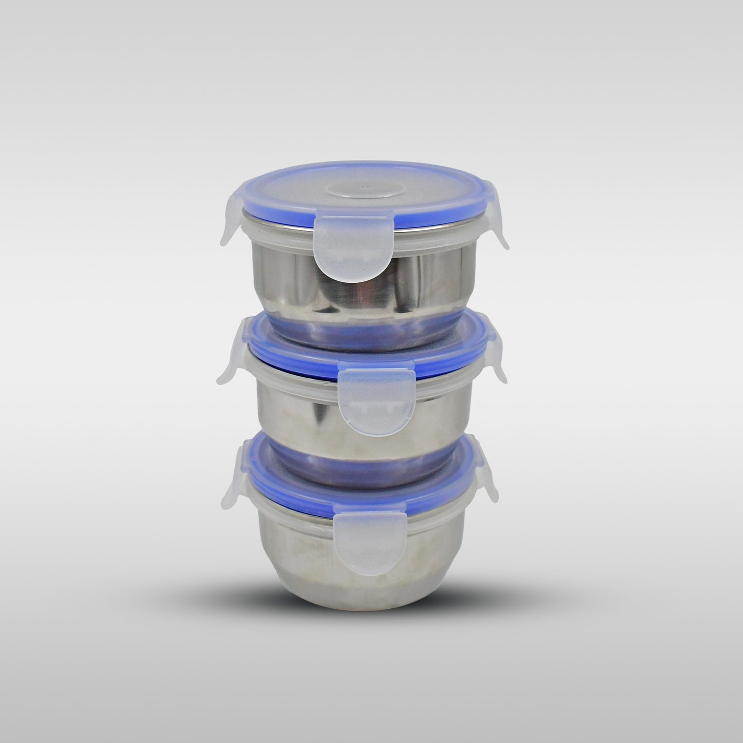 Airtight  Leak Proof Stainless Steel Container Multi Compartment Lunch Box Carry To All Type Lunch In Lunch Box  Premium Quality Lunch Box Ideal For Office  School Kids  Travelling Ideal (3 Different Lunch Box) - Happy Price - Image 5