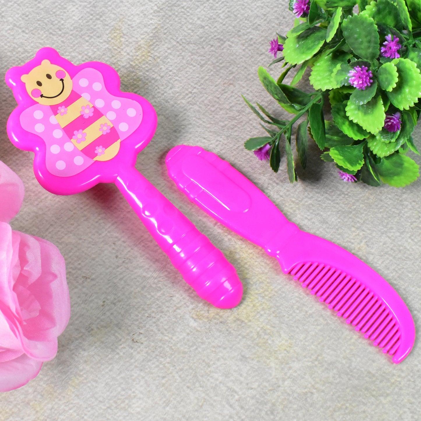 Baby Comb And Brush Hair Set (1 Pc  Mix Color) - Happy Price - Image 4