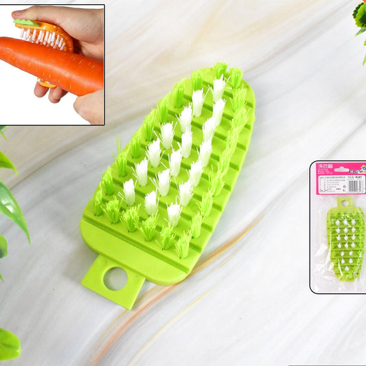 Plastic Fruit  Vegetable Brush (1 Pc) - Happy Price - Image 1