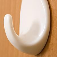 1544 Self Adhesive Plastic Wall Hook Set For Home Kitchen And Other Places (Pack Of 9) - Happy Price - Image 6