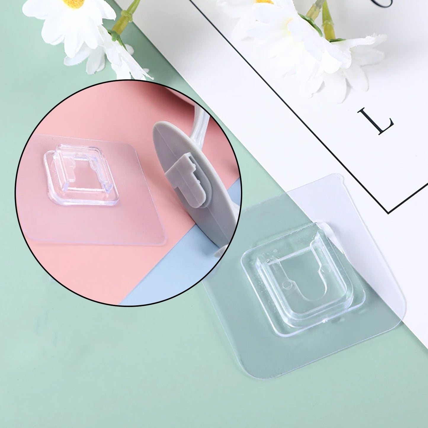Self Adhesive Plastic Wall Hook For Home - Happy Price - Image 6