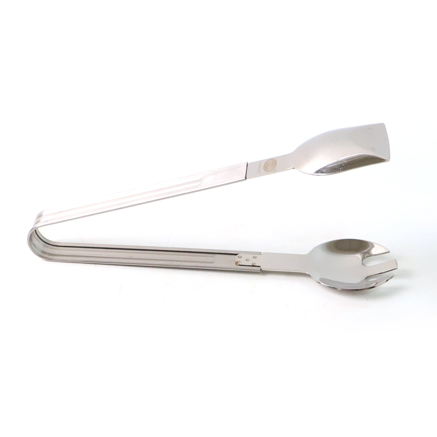 Stainless Steel Serving Tongs - 2-in-1 Pasta & Salad Spoon-Fork Tong (1 Pc)