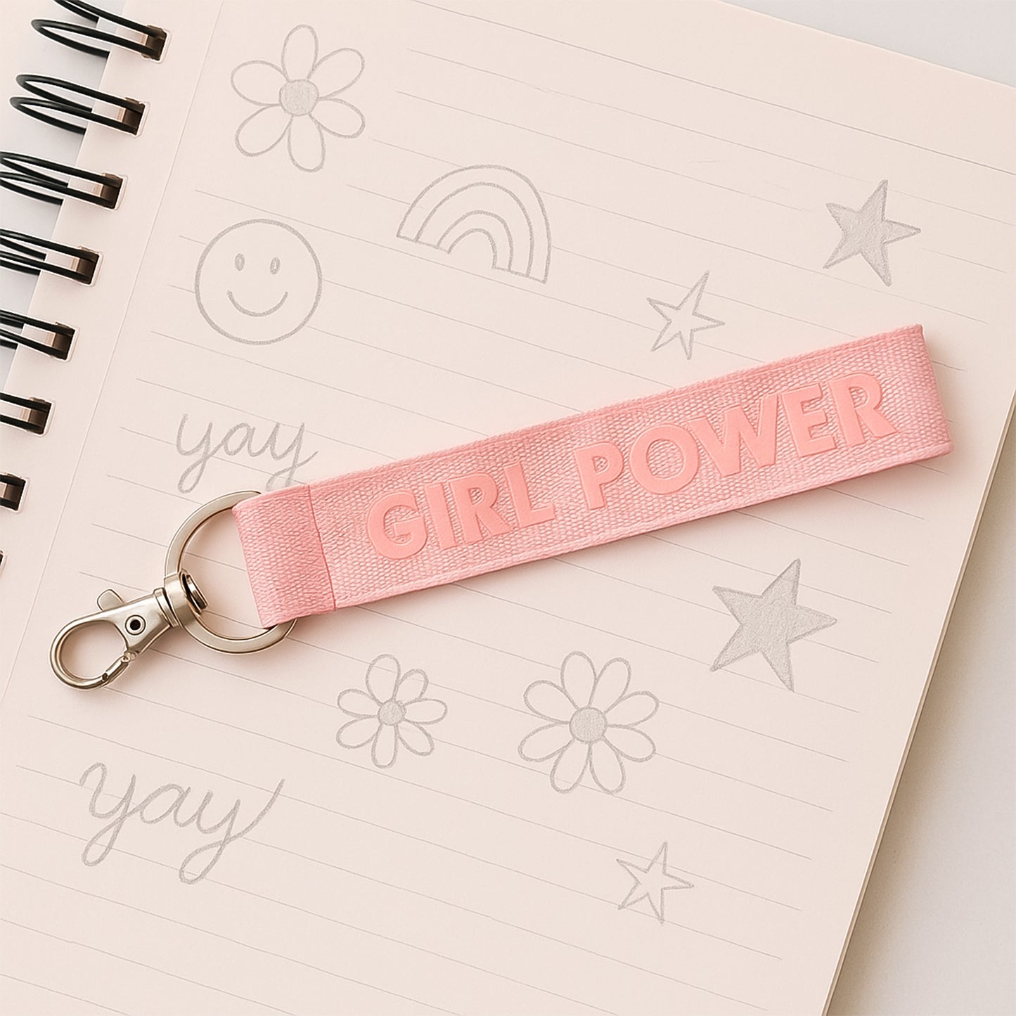 Fabric Ribbon Keychain (1 Pc Mix Color) - Happy Price - Image 3