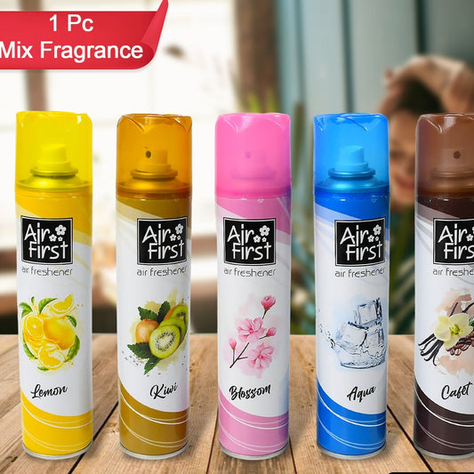 Air Freshener  Used In Office Home Hotels Banquets Carpet Etc Room Spray Air Freshener Mix Fragrance Lemon Kiwi Blossom Aqua Cafet (300 Ml Approx  1 Pc) - Happy Price - Image 1