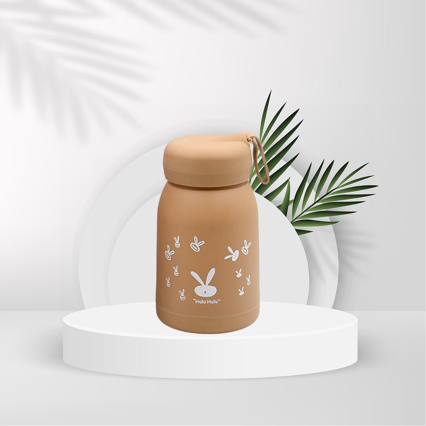 Cute Water Bottle For Kids - 330 Ml Cute Bunny Water Bottle  Cute Rabit Print Water Bottle For Boys And Girls  Kids Return Gift  Water Bottle Sipper  Insulated Water Bottle (Moq - 100 Pc) - Happy Price - Image 2